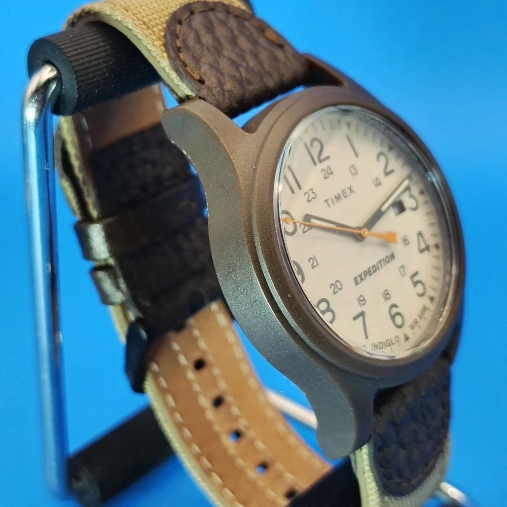 New! 2018 Timex Expedition Indiglo Date 40mm Mens Quartz Field Watch NOS